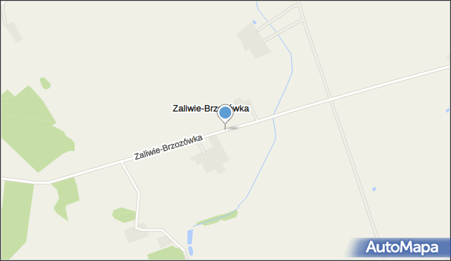 Zaliwie-Brzozówka, Zaliwie-Brzozówka, mapa Zaliwie-Brzozówka