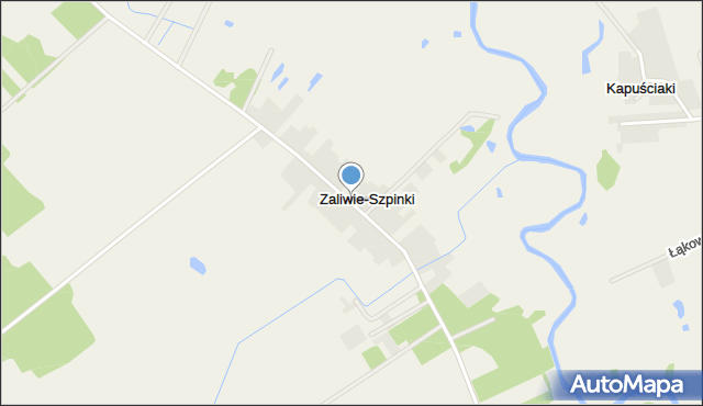 Zaliwie-Szpinki, Zaliwie-Szpinki, mapa Zaliwie-Szpinki