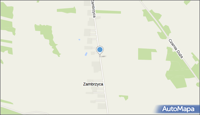 Zambrzyca, Zambrzyca, mapa Zambrzyca