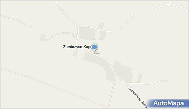 Zambrzyce-Kapusty, Zambrzyce-Kapusty, mapa Zambrzyce-Kapusty