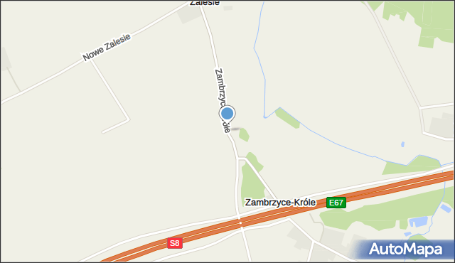 Zambrzyce-Króle, Zambrzyce-Króle, mapa Zambrzyce-Króle