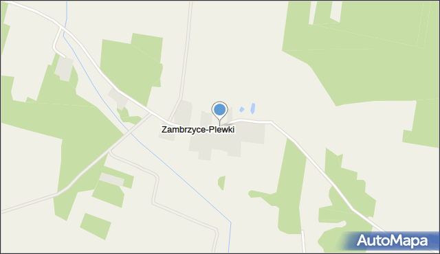 Zambrzyce-Plewki, Zambrzyce-Plewki, mapa Zambrzyce-Plewki