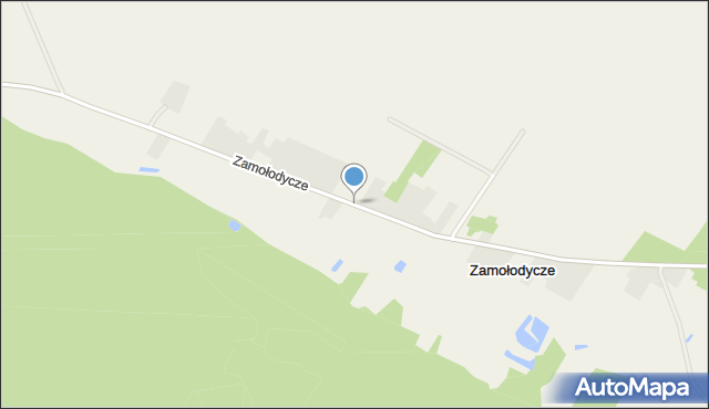 Zamołodycze, Zamołodycze, mapa Zamołodycze