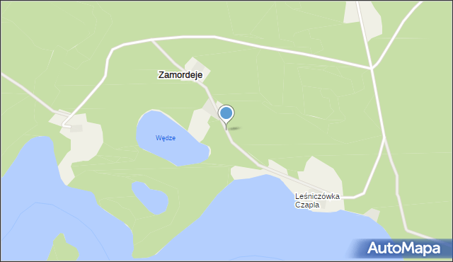 Zamordeje, Zamordeje, mapa Zamordeje