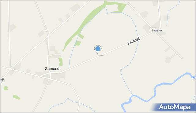 Zamość gmina Sieroszewice, Zamość, mapa Zamość gmina Sieroszewice