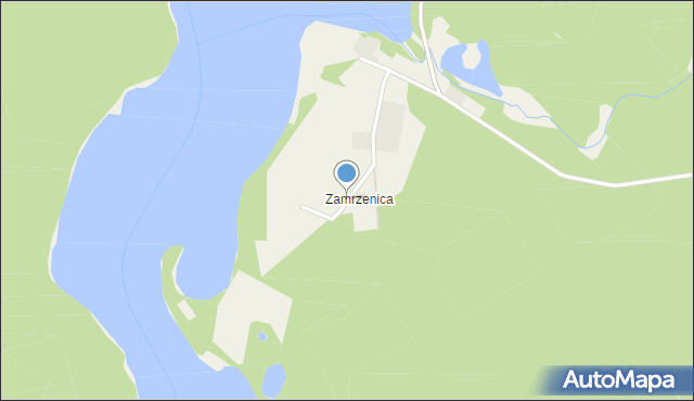 Zamrza, Zamrza, mapa Zamrza