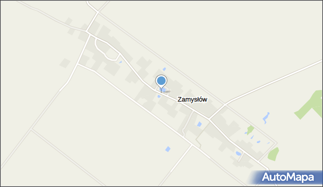 Zamysłów, Zamysłów, mapa Zamysłów