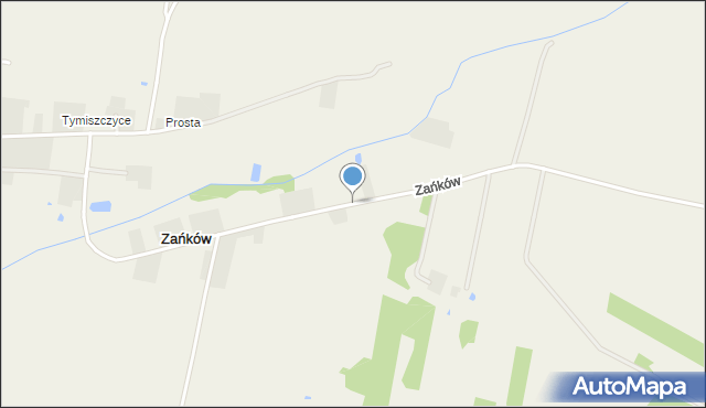 Zańków, Zańków, mapa Zańków