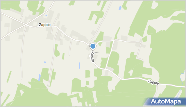 Zapole gmina Niwiska, Zapole, mapa Zapole gmina Niwiska