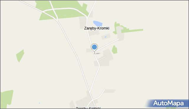 Zaręby-Kromki, Zaręby-Kromki, mapa Zaręby-Kromki