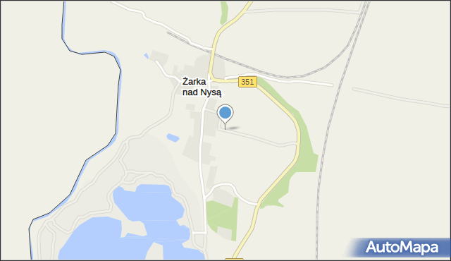 Żarka nad Nysą, Żarka nad Nysą, mapa Żarka nad Nysą