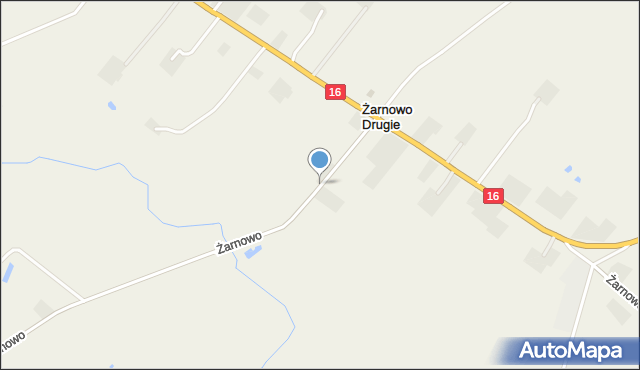 Żarnowo Drugie, Żarnowo Drugie, mapa Żarnowo Drugie