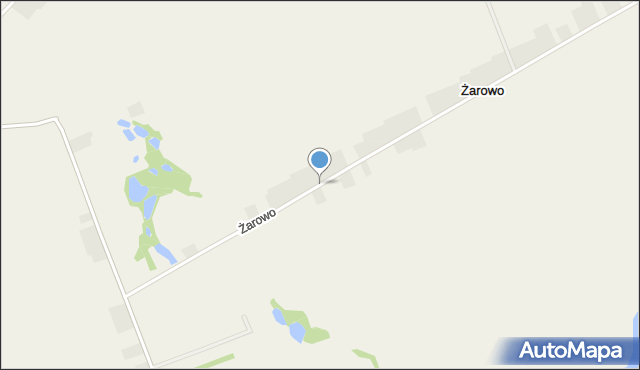 Żarowo gmina Przedecz, Żarowo, mapa Żarowo gmina Przedecz