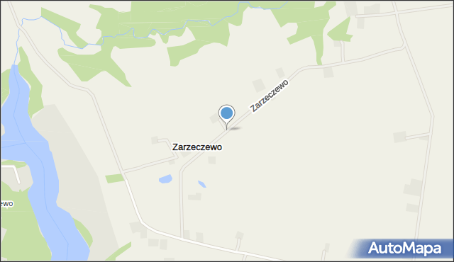 Zarzeczewo, Zarzeczewo, mapa Zarzeczewo