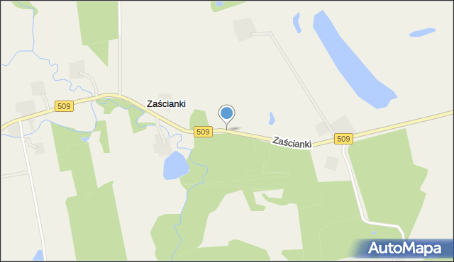 Zaścianki gmina Młynary, Zaścianki, mapa Zaścianki gmina Młynary