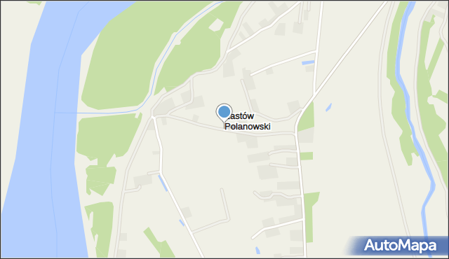 Zastów Polanowski, Zastów Polanowski, mapa Zastów Polanowski