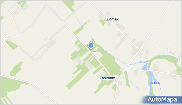 Zastronie, Zastronie, mapa Zastronie