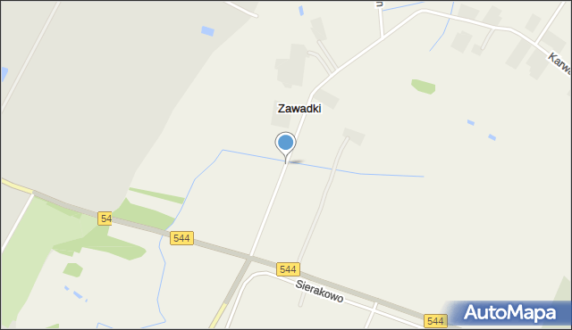 Zawadki gmina Przasnysz, Zawadki, mapa Zawadki gmina Przasnysz