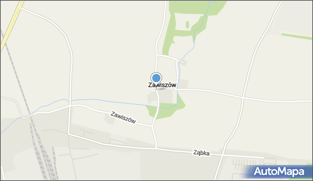 Zawiszów, Zawiszów, mapa Zawiszów