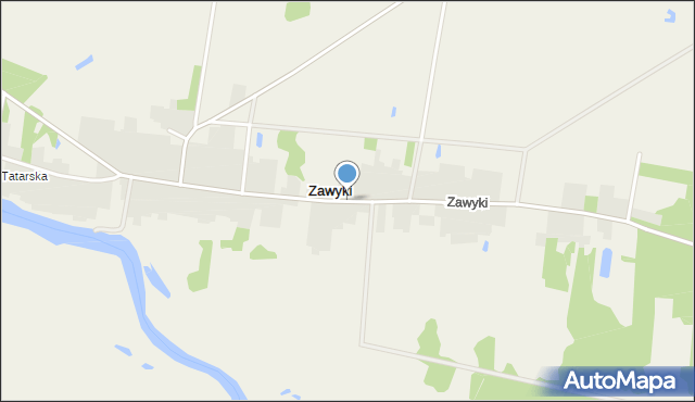 Zawyki, Zawyki, mapa Zawyki