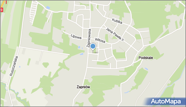 Połaniec powiat staszowski, Zbroi Stanisława, ks., mapa Połaniec powiat staszowski