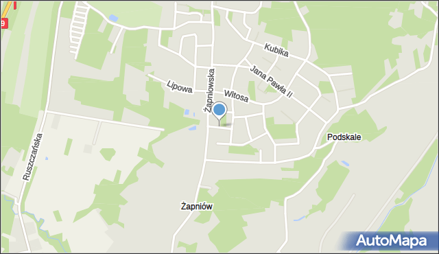 Połaniec powiat staszowski, Zbroi Stanisława, ks., mapa Połaniec powiat staszowski