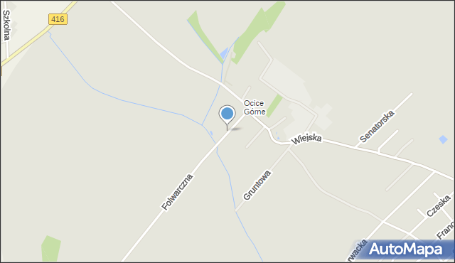 Racibórz, Zbożowa, mapa Racibórz