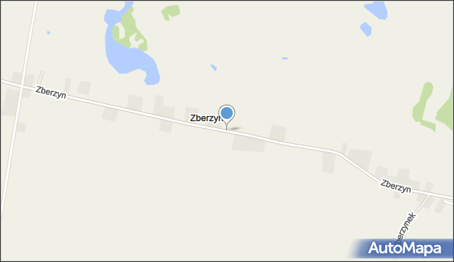 Zberzyn, Zberzyn, mapa Zberzyn