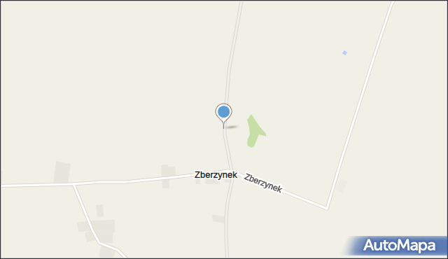 Zberzynek, Zberzynek, mapa Zberzynek