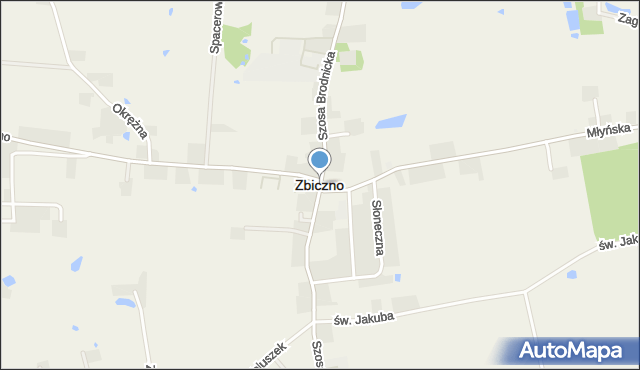 Zbiczno, Zbiczno, mapa Zbiczno