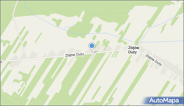 Zbijów Duży, Zbijów Duży, mapa Zbijów Duży