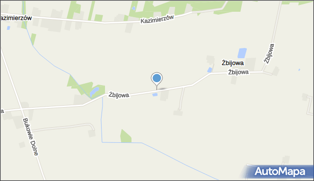 Żbijowa, Żbijowa, mapa Żbijowa