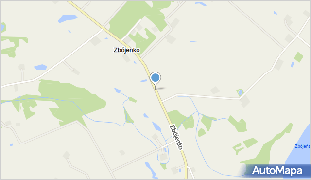 Zbójenko, Zbójenko, mapa Zbójenko