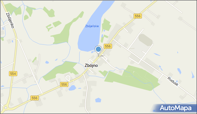 Zbójno powiat golubsko-dobrzyński, Zbójno, mapa Zbójno powiat golubsko-dobrzyński