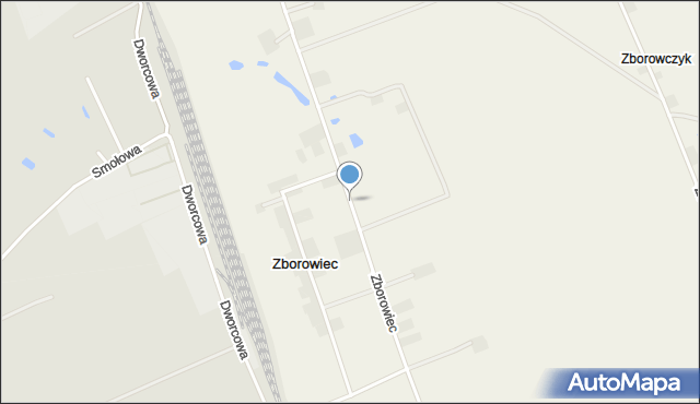 Zborowiec, Zborowiec, mapa Zborowiec