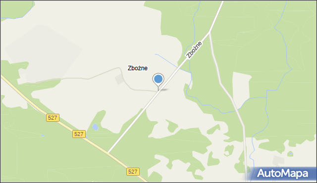 Zbożne, Zbożne, mapa Zbożne