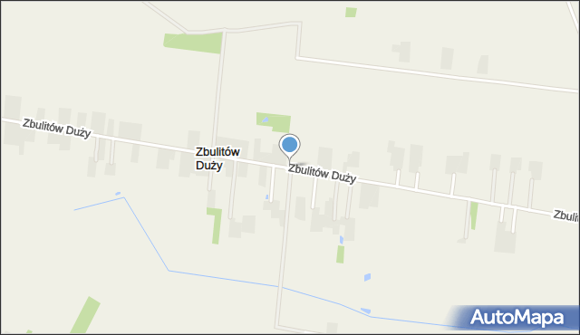 Zbulitów Duży, Zbulitów Duży, mapa Zbulitów Duży