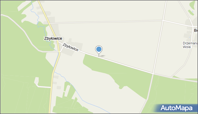 Zbyłowice, Zbyłowice, mapa Zbyłowice