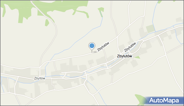 Zbylutów, Zbylutów, mapa Zbylutów