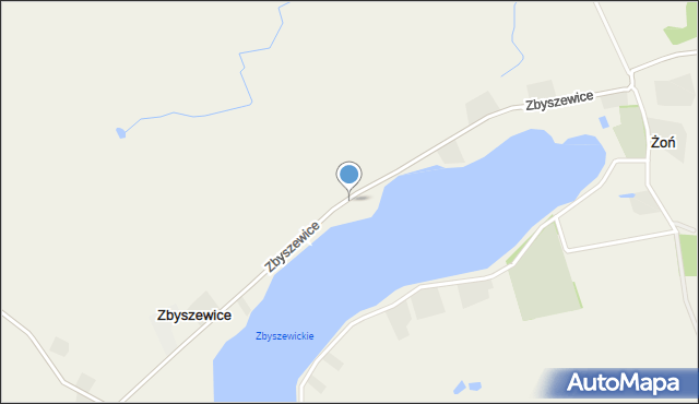 Zbyszewice, Zbyszewice, mapa Zbyszewice