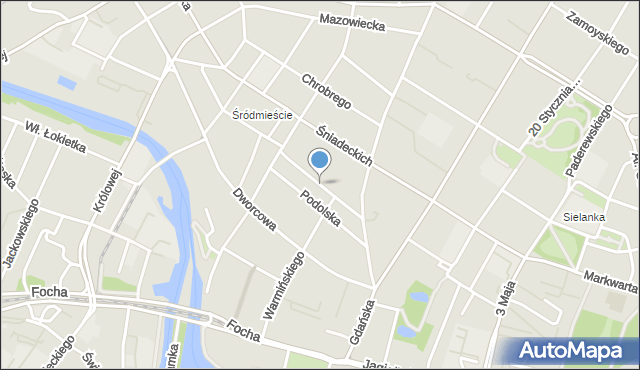 Bydgoszcz, Zduny, mapa Bydgoszczy