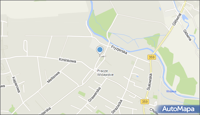 Wrocław, Zduńska, mapa Wrocławia