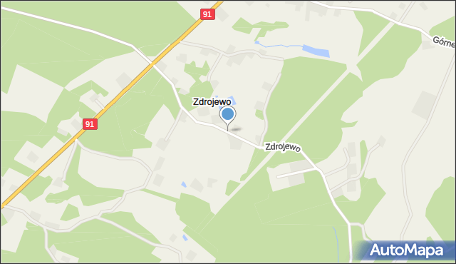 Zdrojewo gmina Nowe, Zdrojewo, mapa Zdrojewo gmina Nowe