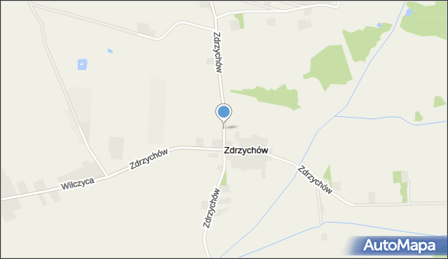 Zdrzychów, Zdrzychów, mapa Zdrzychów