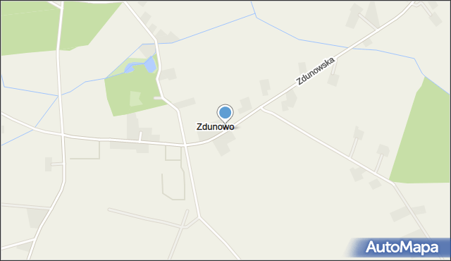 Zdunowo gmina Załuski, Zdunowo, mapa Zdunowo gmina Załuski