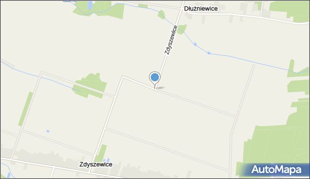 Zdyszewice, Zdyszewice, mapa Zdyszewice