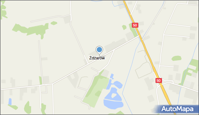 Żdżarów, Żdżarów, mapa Żdżarów