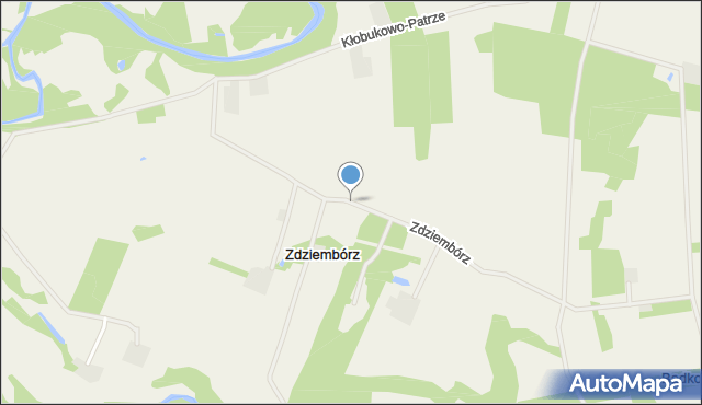 Zdziembórz, Zdziembórz, mapa Zdziembórz