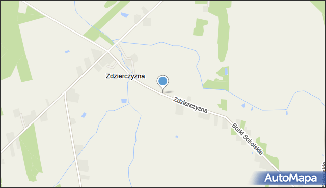 Zdzierczyzna, Zdzierczyzna, mapa Zdzierczyzna