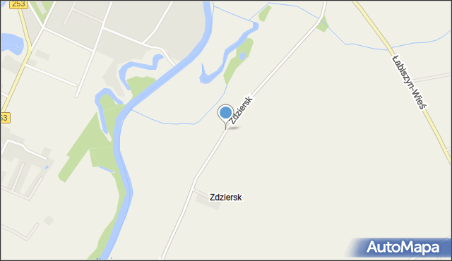 Zdziersk, Zdziersk, mapa Zdziersk